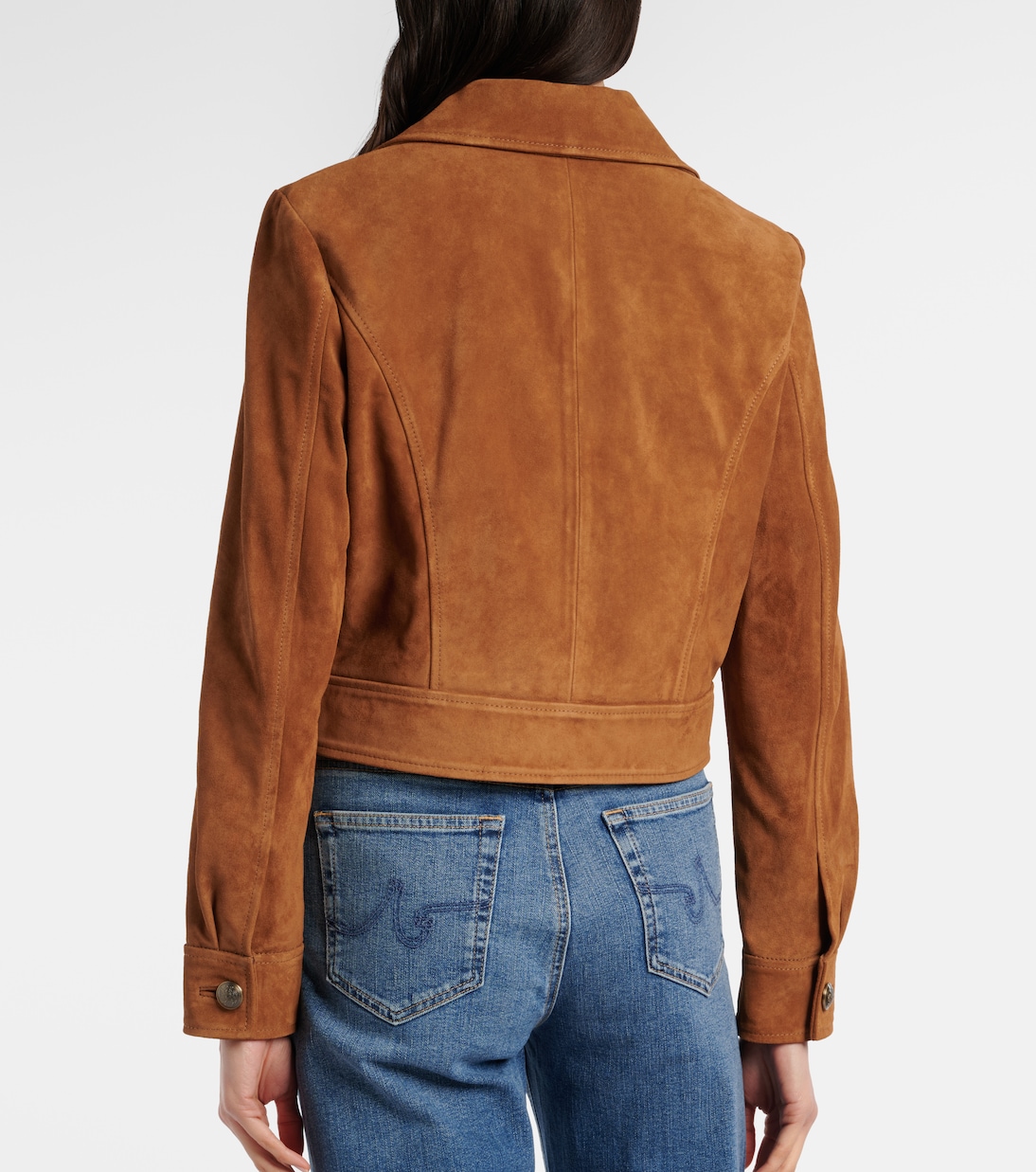 Cassidy cropped suede jacket | Nili Lotan