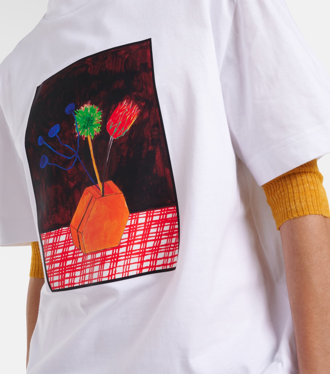 T-shirt in jersey di cotone con stampa | Plan C