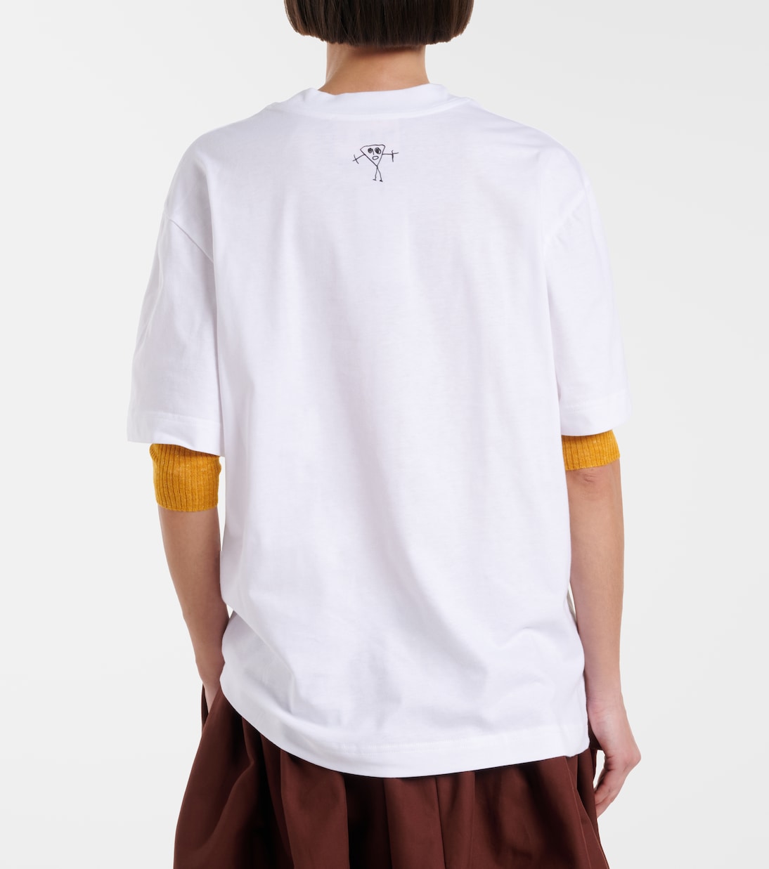 T-shirt in jersey di cotone con stampa | Plan C