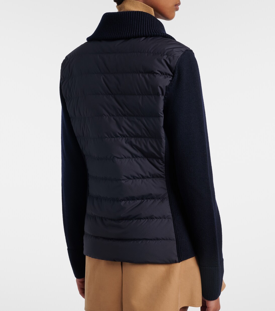 Paneled quilted down jacket | Moncler
