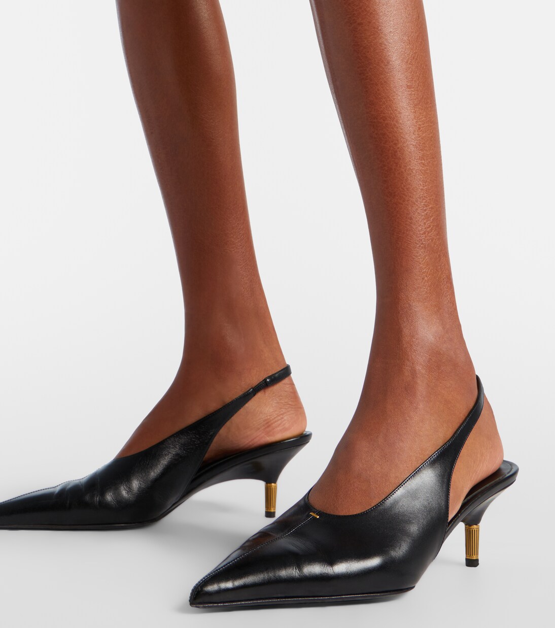 Bella 55 leather slingback pumps | Khaite