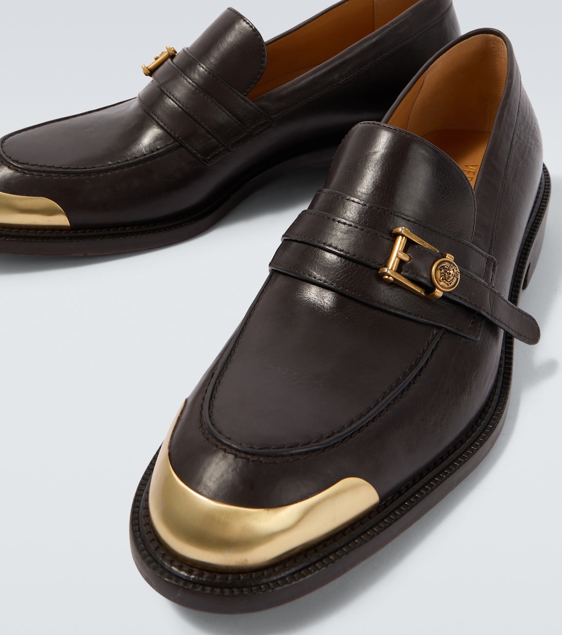 Primo Medusa leather loafers | Versace