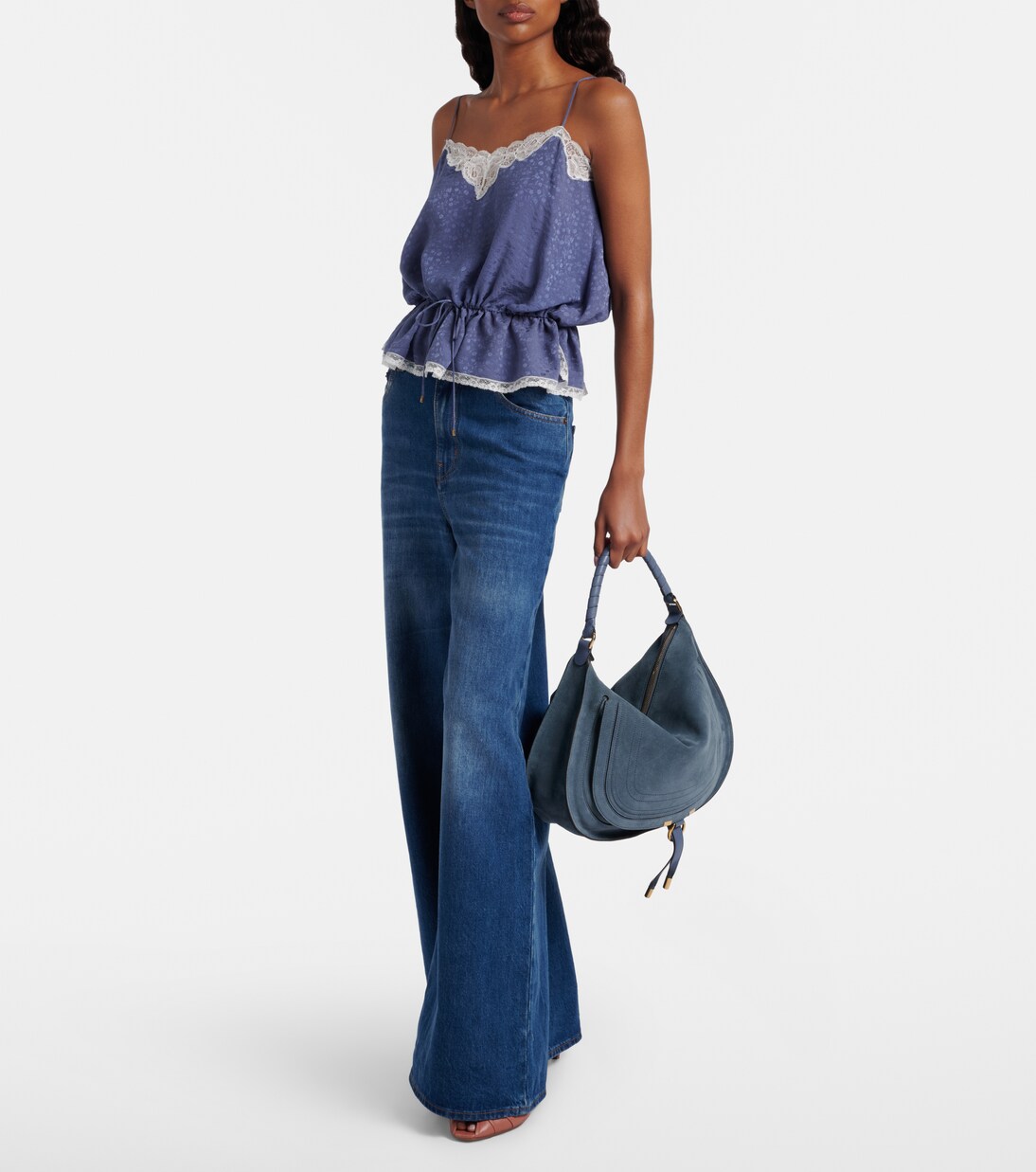 Bolso al hombro Marcie Medium de ante | Chloé