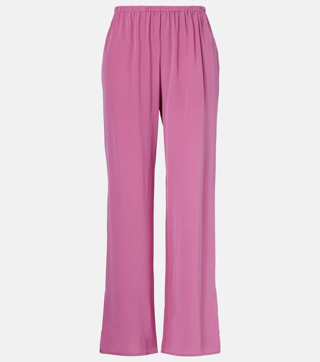 Loreto silk crêpe wide-leg pants | Asceno