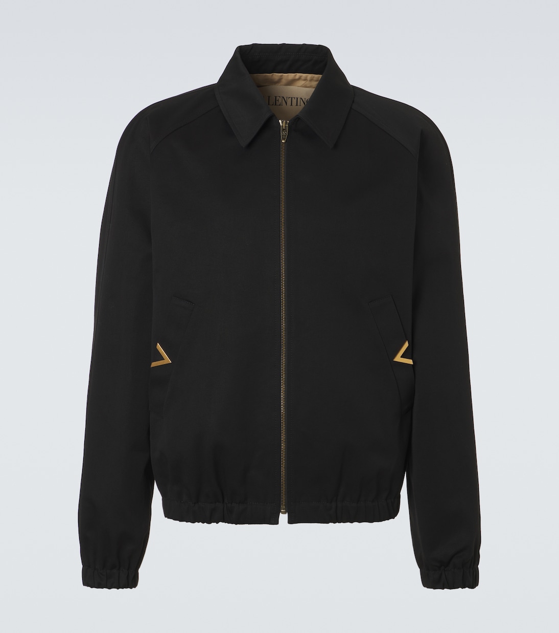 VGold cotton blouson jacket | Valentino