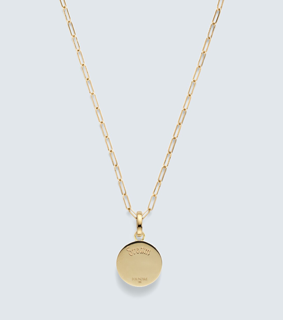 Dream Superfine 18kt gold (750/1000) and ceramic pendant necklace with diamonds | FoundRae