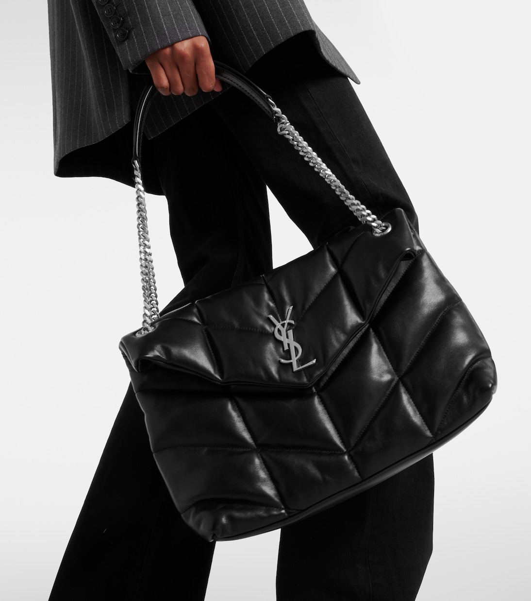 Puffer Medium leather shoulder bag | Saint Laurent