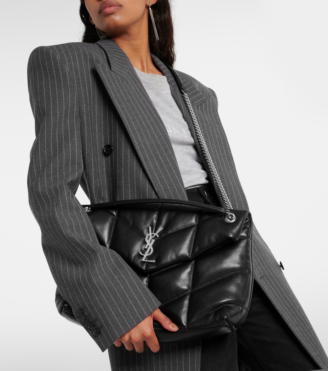 Puffer Medium leather shoulder bag | Saint Laurent