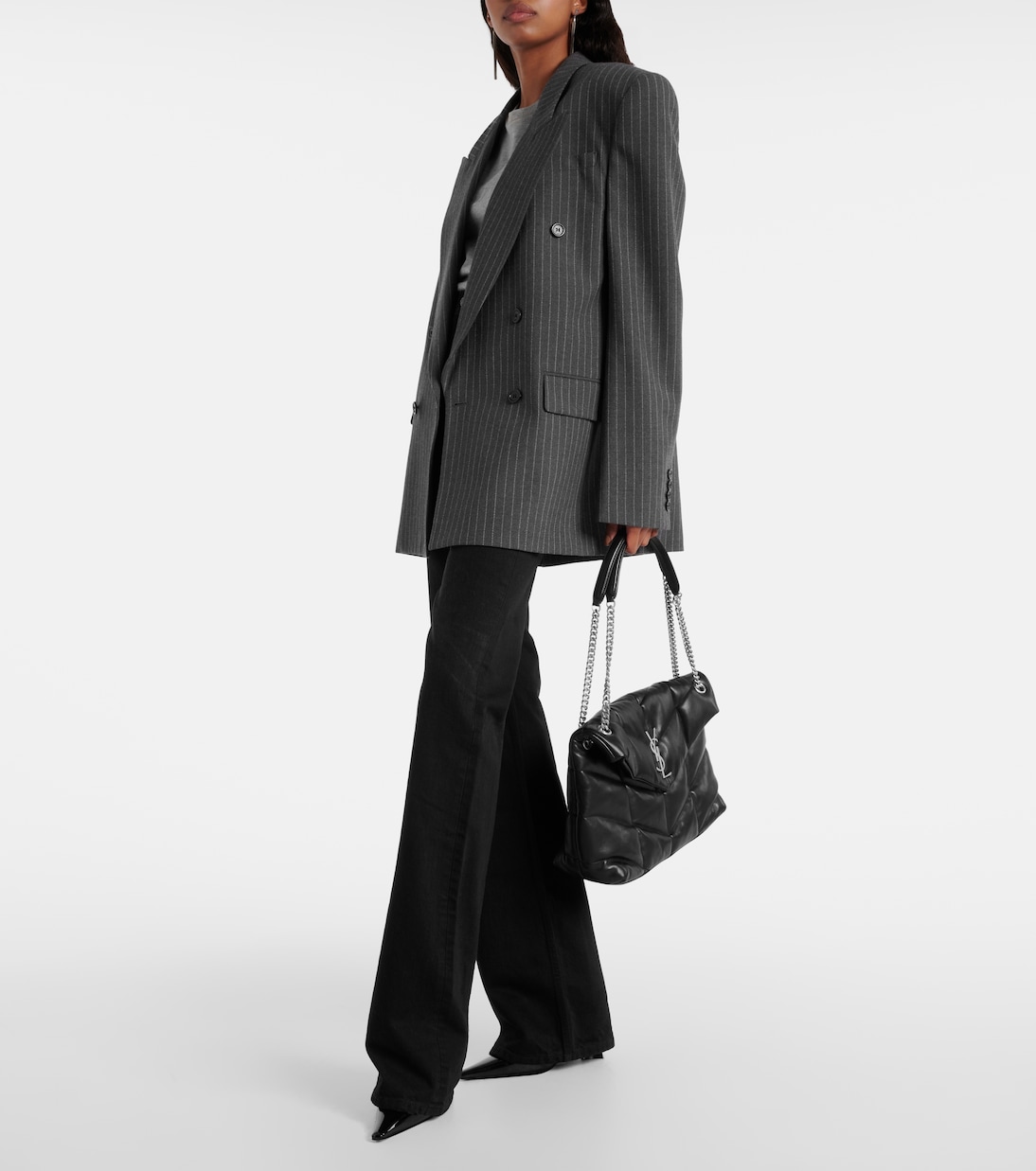 Puffer Medium leather shoulder bag | Saint Laurent