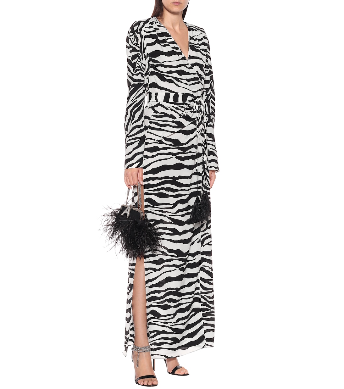 Lauren zebra-print maxi dress | The Attico