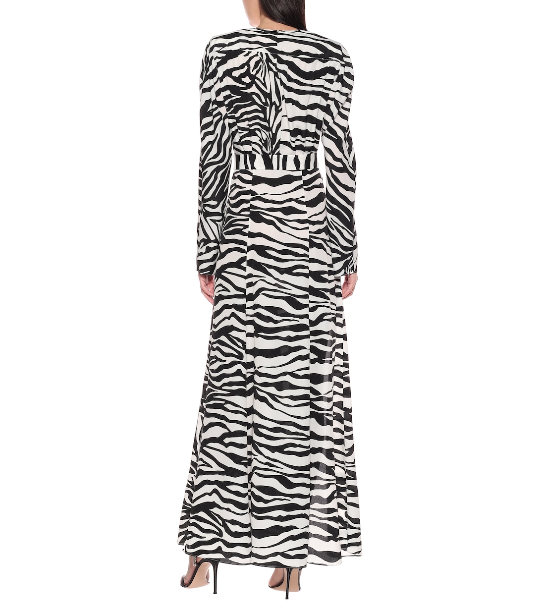 Lauren zebra-print maxi dress | The Attico