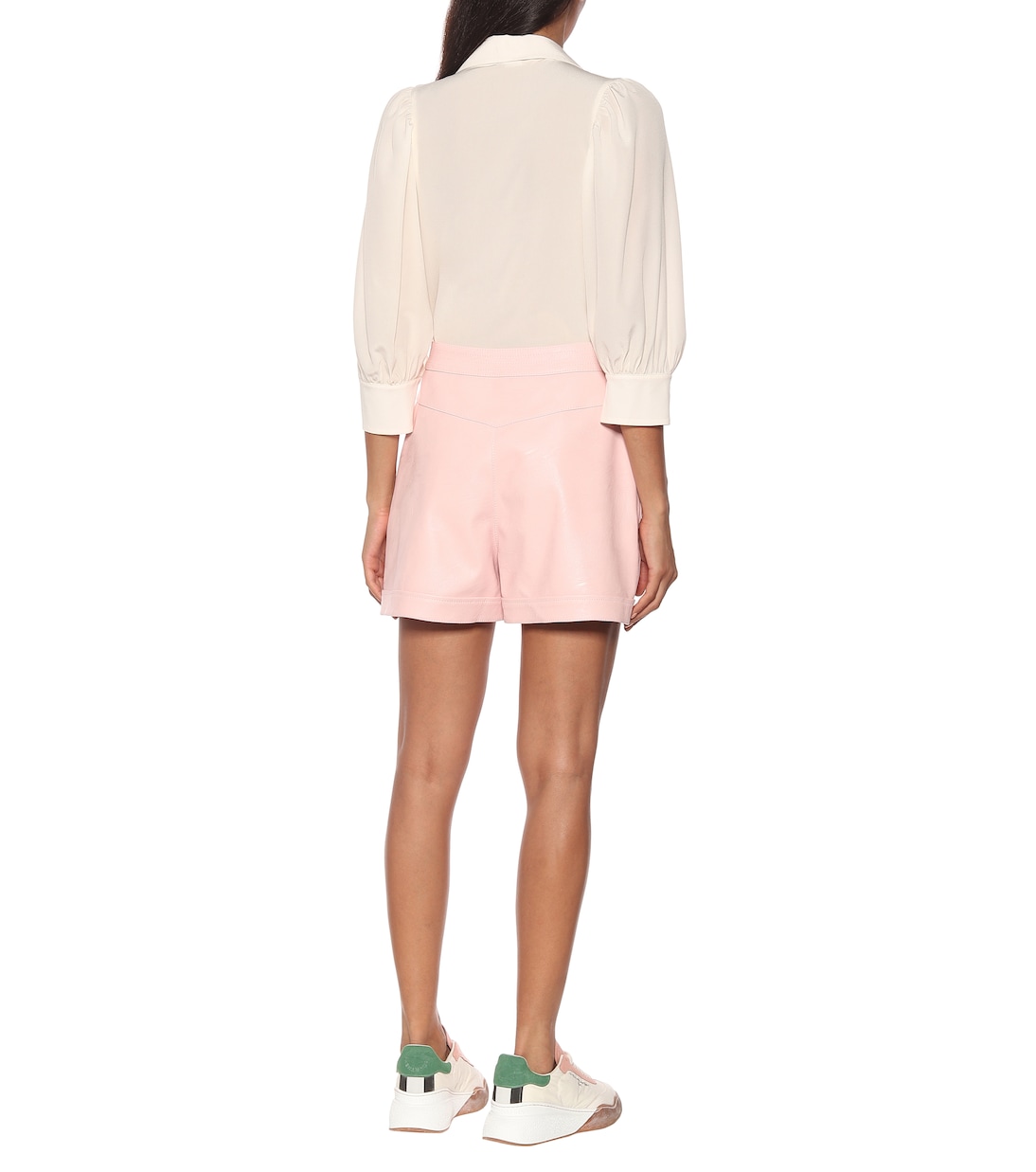Shorts aus Lederimitat | Stella McCartney