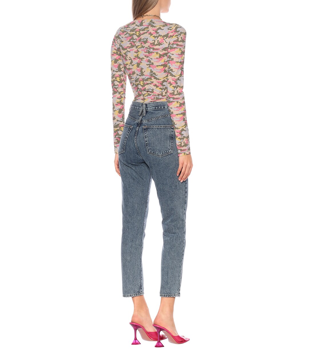 Beatnik high-rise slim ankle jeans | SLVRLAKE