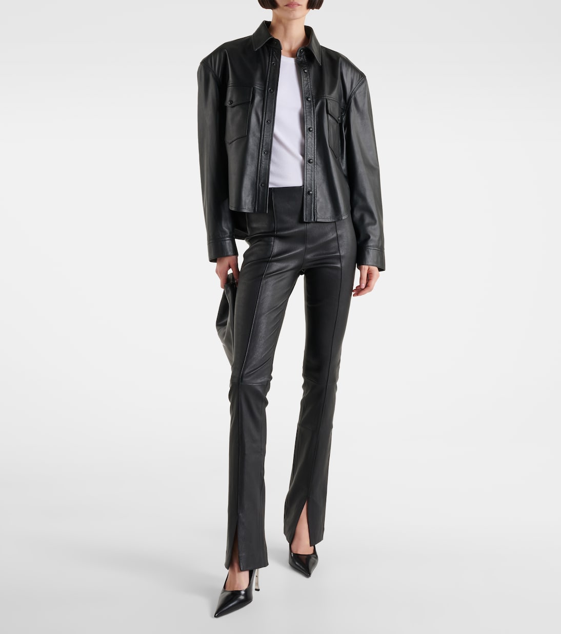 Vegas Strip skinny leather pants | Stouls