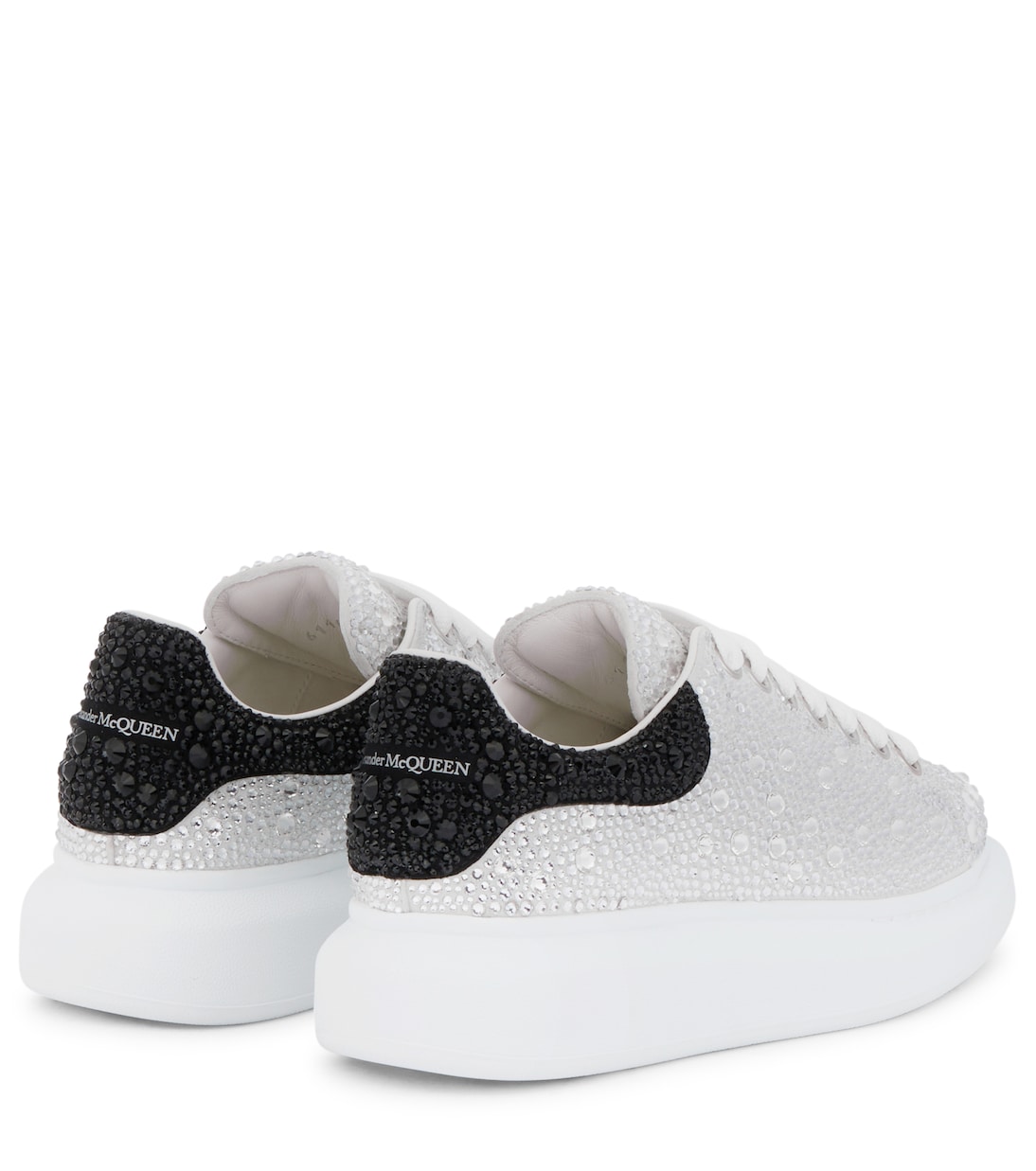 Sneakers Oversized in pelle con cristalli | McQueen