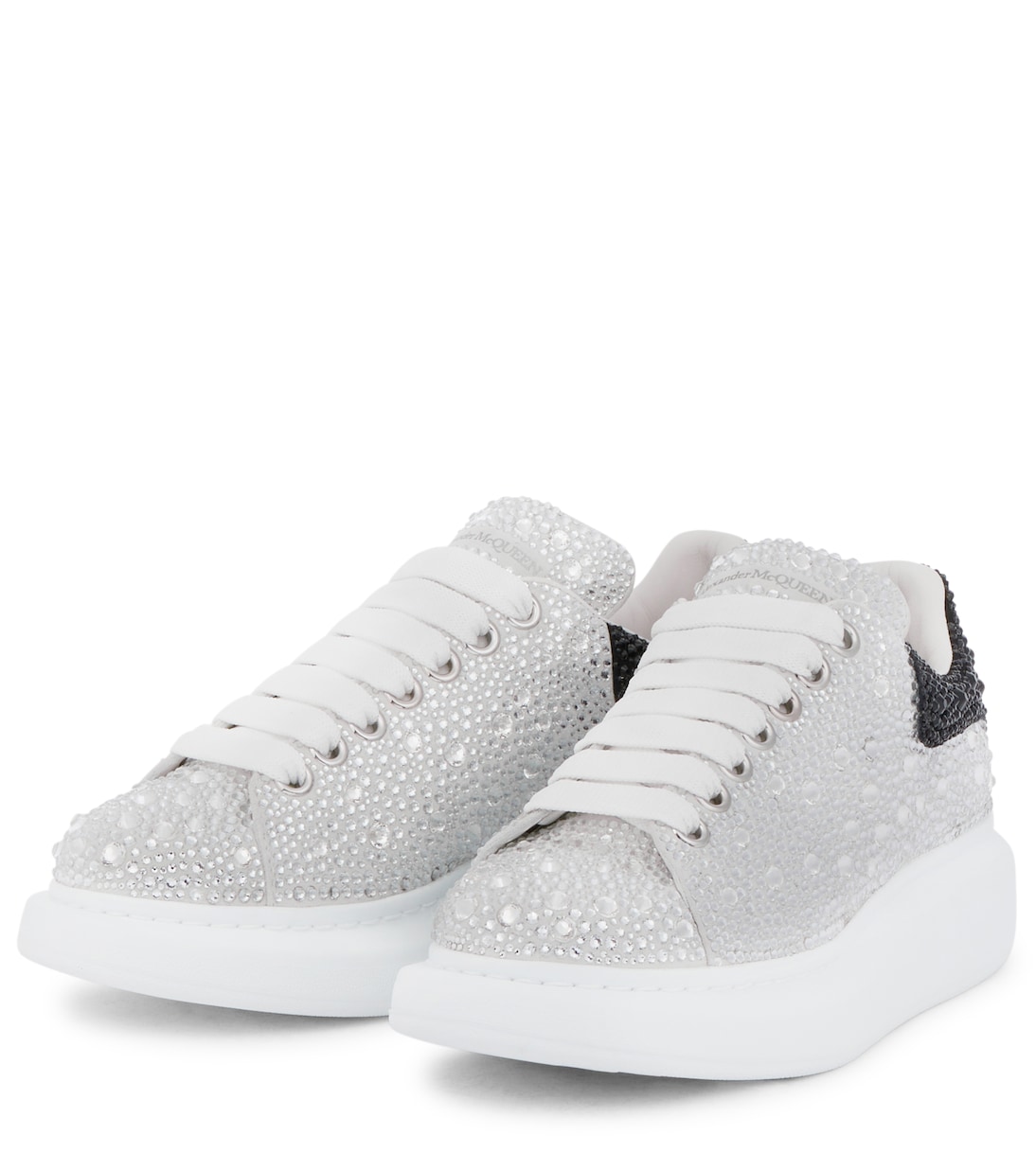 Sneakers Oversized in pelle con cristalli | McQueen