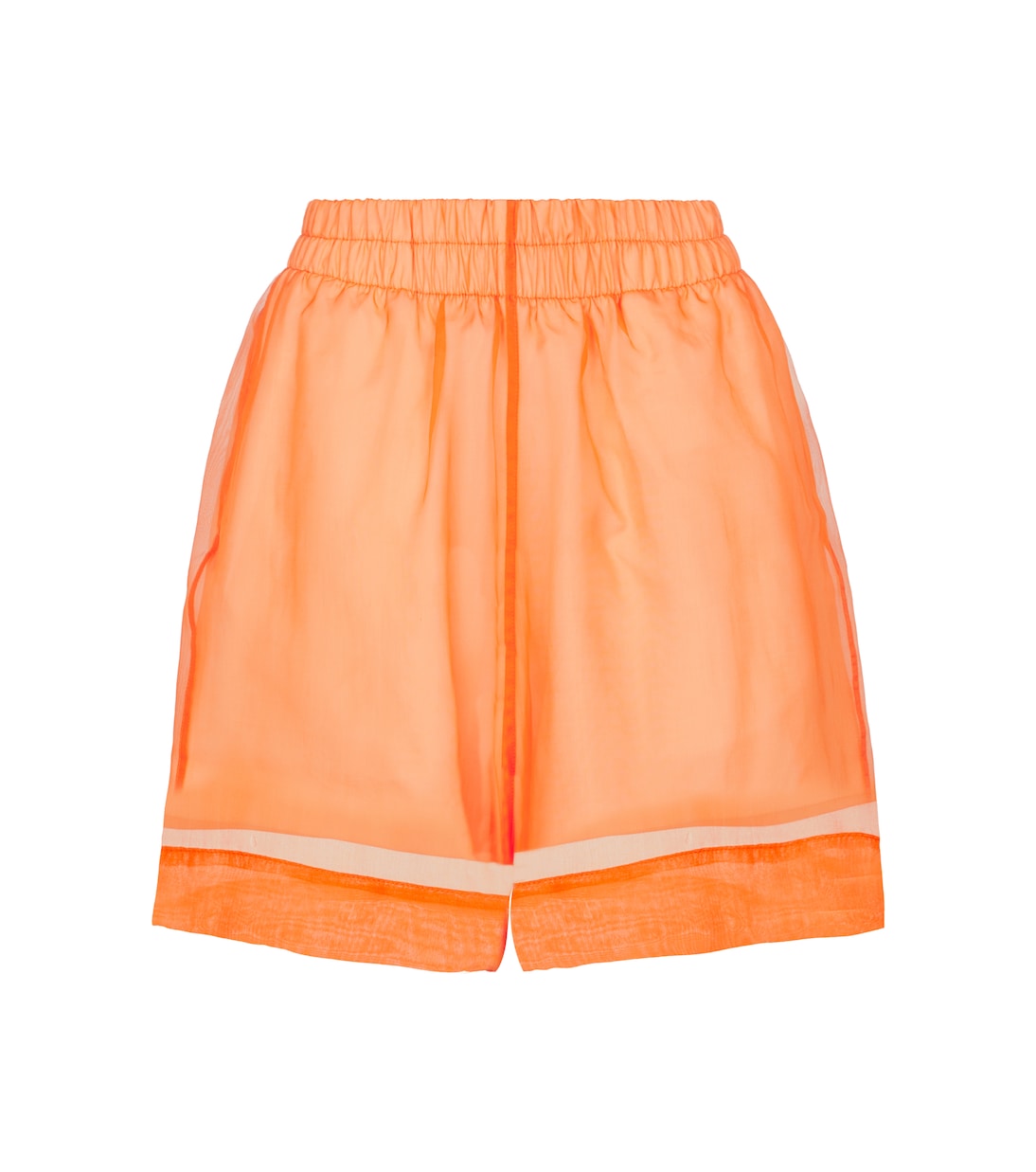 Shorts in organza di seta e cotone | Dries Van Noten