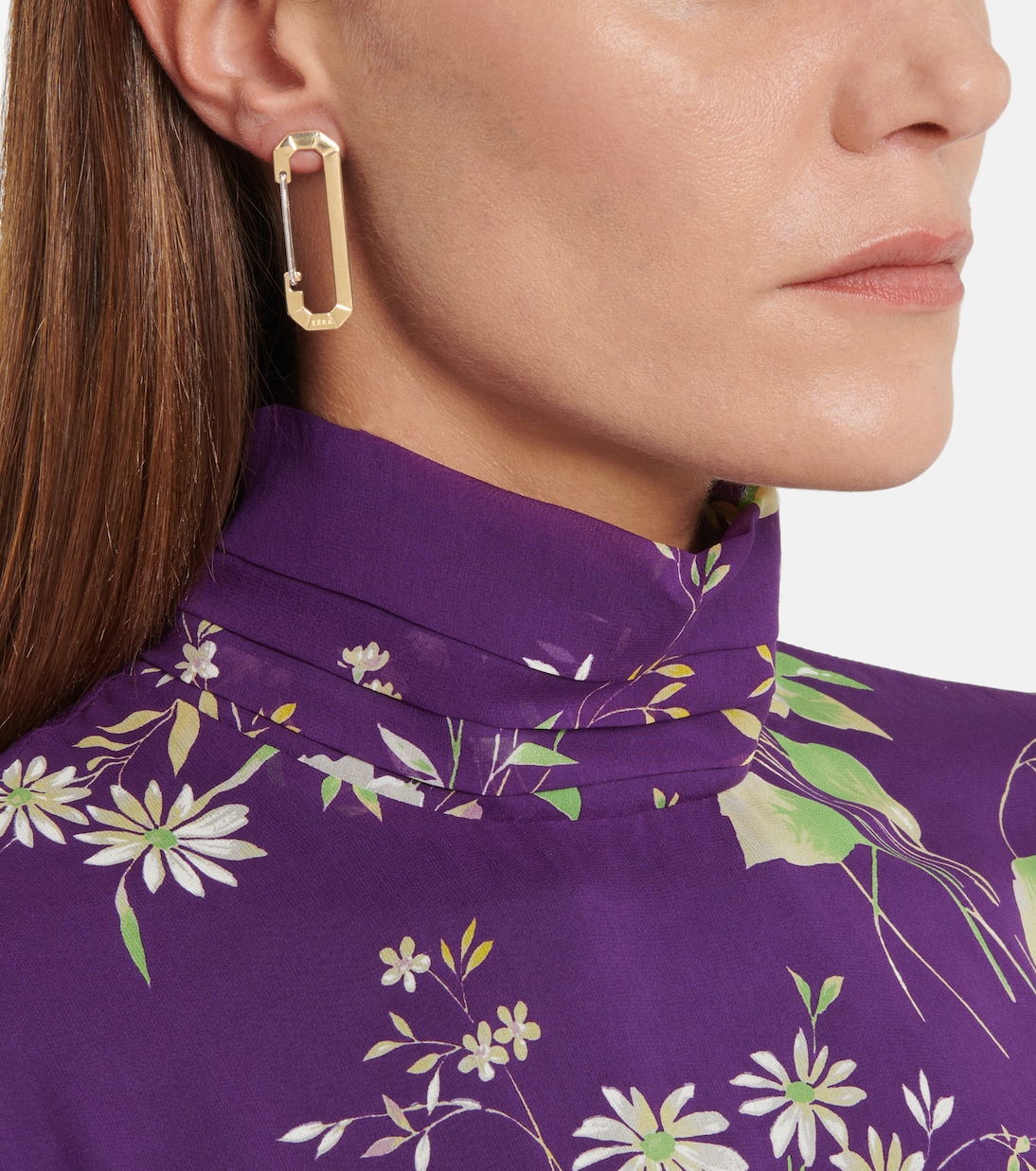 Boucle d'oreille unique NY en or 18 ct | Eéra