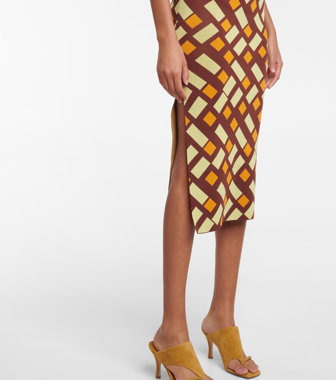 Jupe crayon en jacquard | Dodo Bar Or