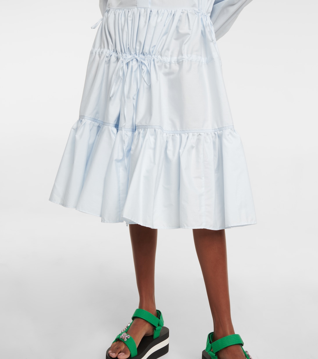 Hemdblusenkleid aus Baumwollpopeline | Marni