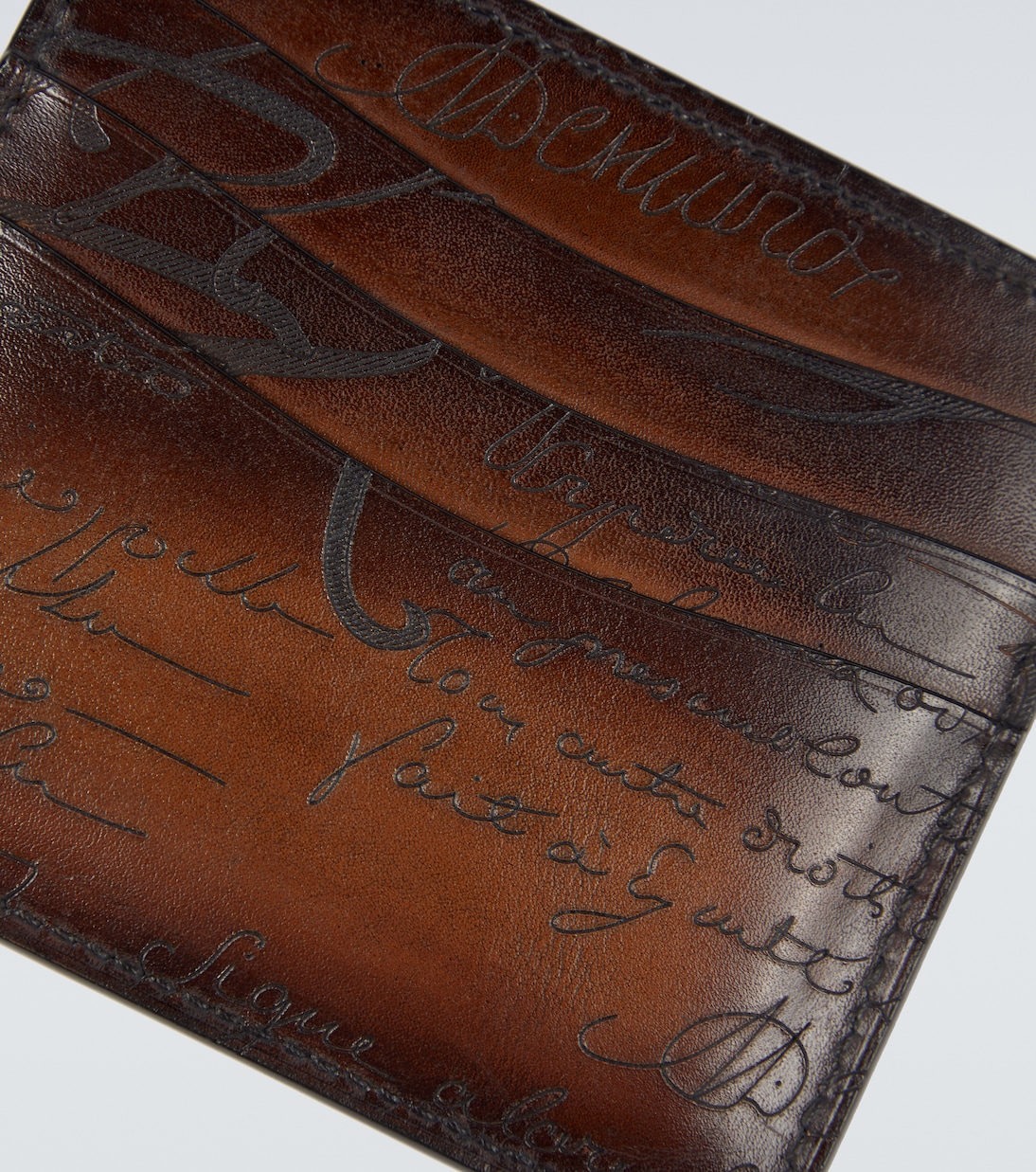Kartenetui Bambou Scritto aus Leder | Berluti