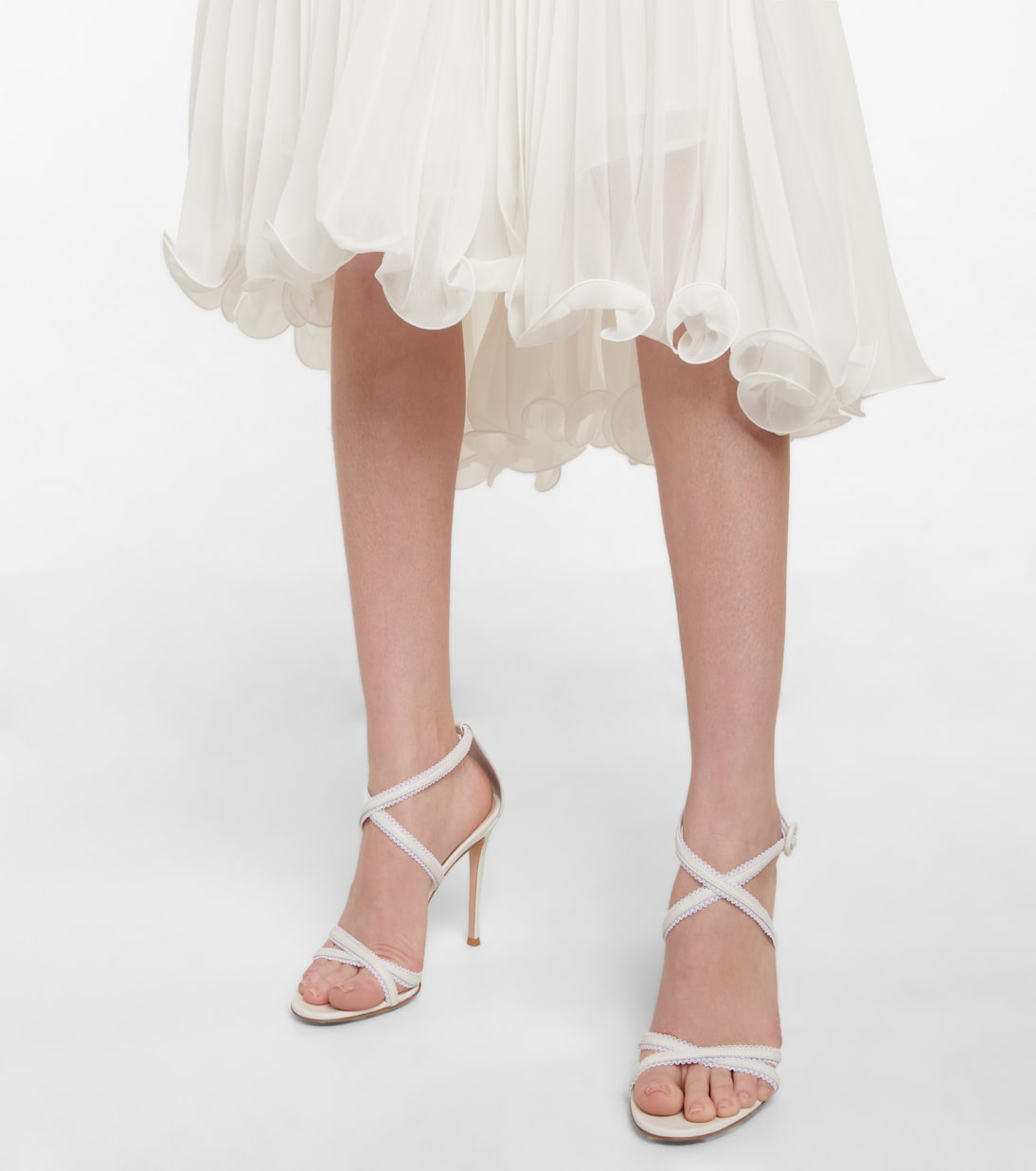 Sandalen Dafne aus Leder | Gianvito Rossi