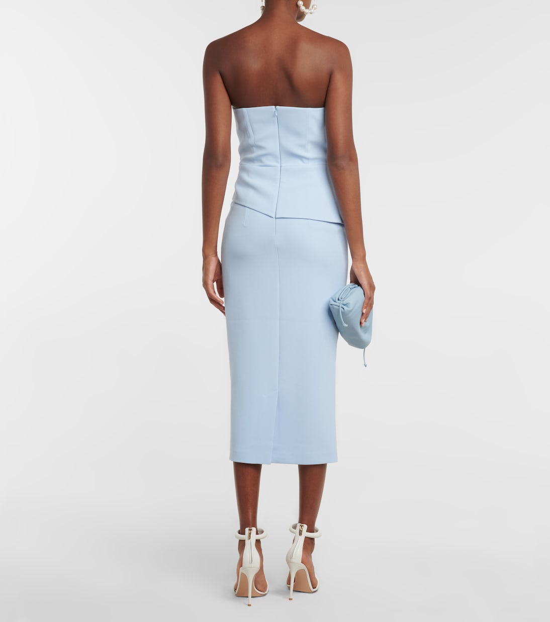 Delani peplum midi dress | Safiyaa
