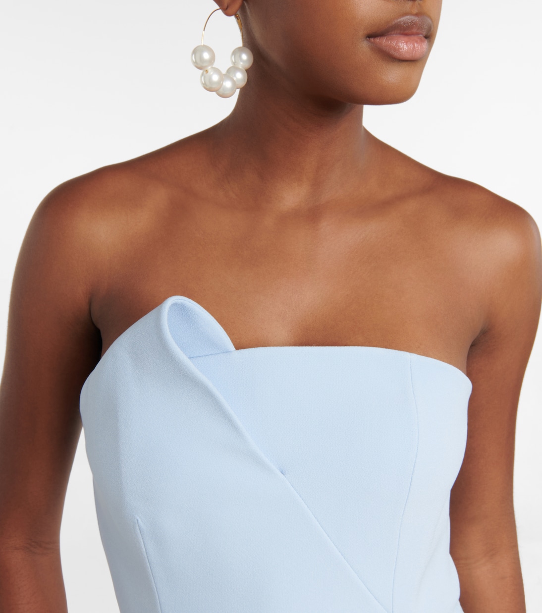 Delani peplum midi dress | Safiyaa