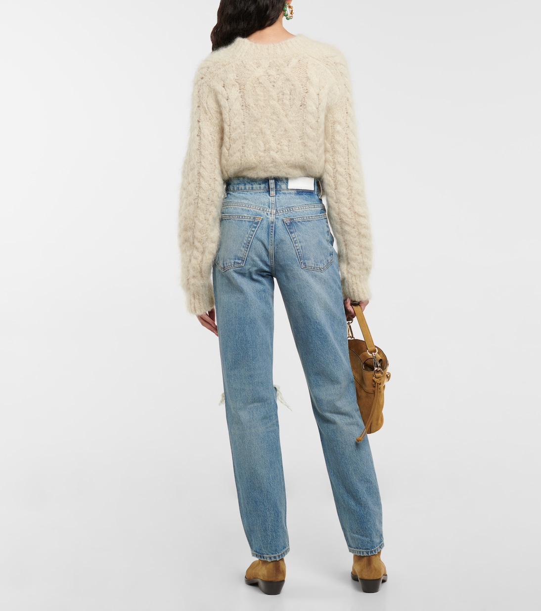 Jeans 70s Straight de tiro alto | Re/Done