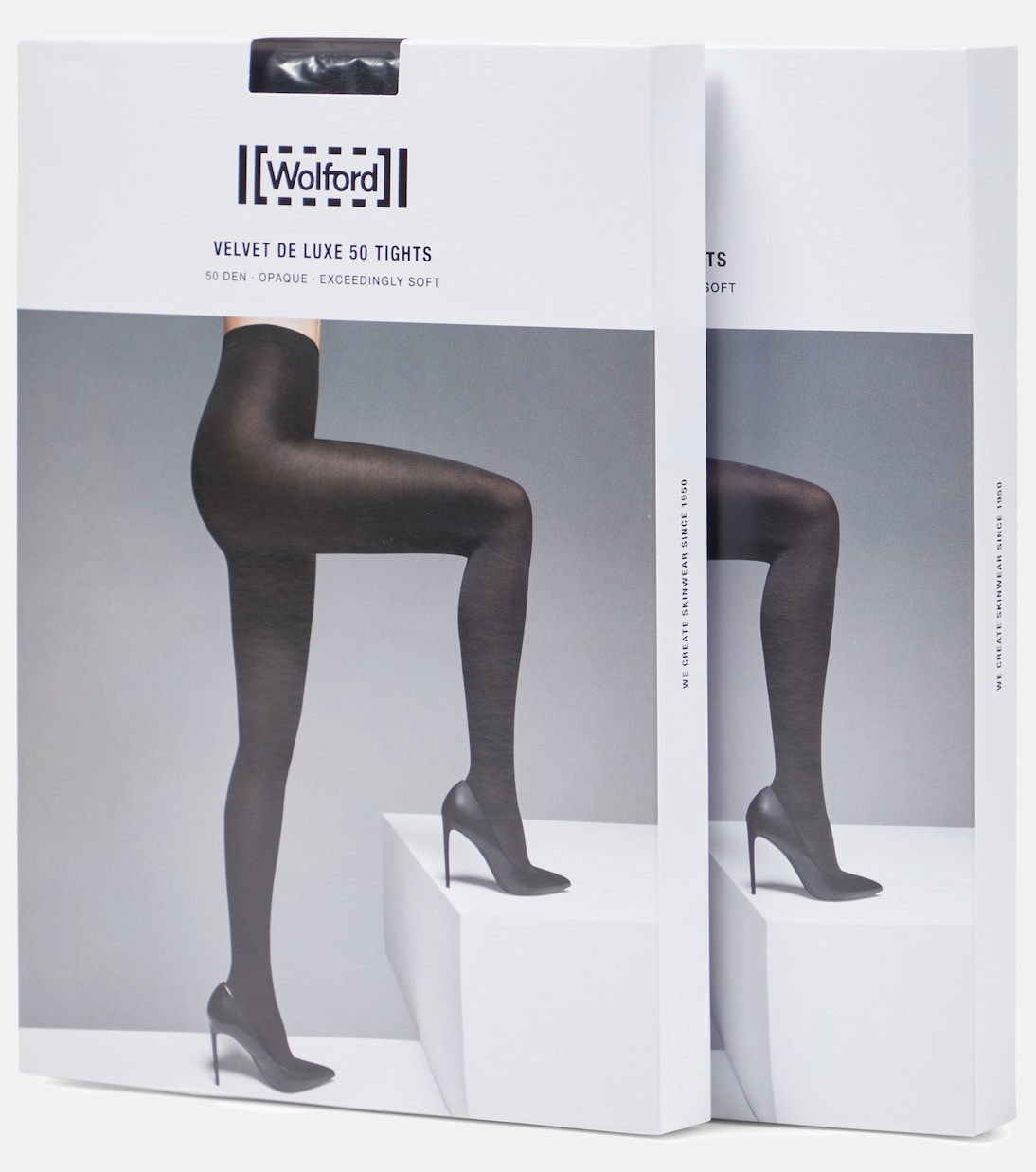 Set di 2 collant Velvet De Luxe 50 a vita alta | Wolford