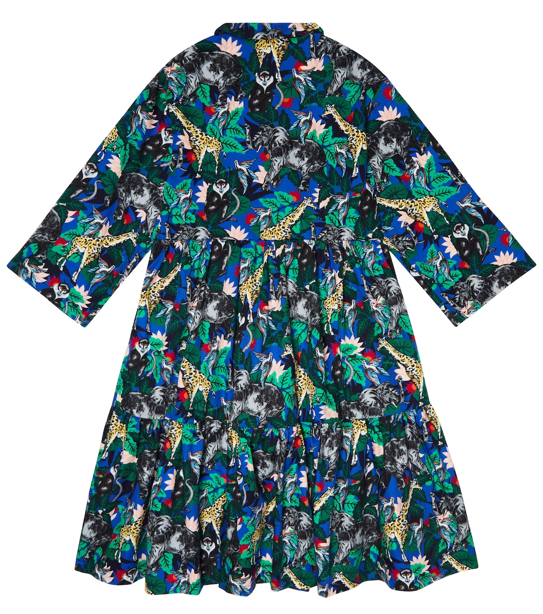 Robe chemise imprimée en coton | Kenzo Kids