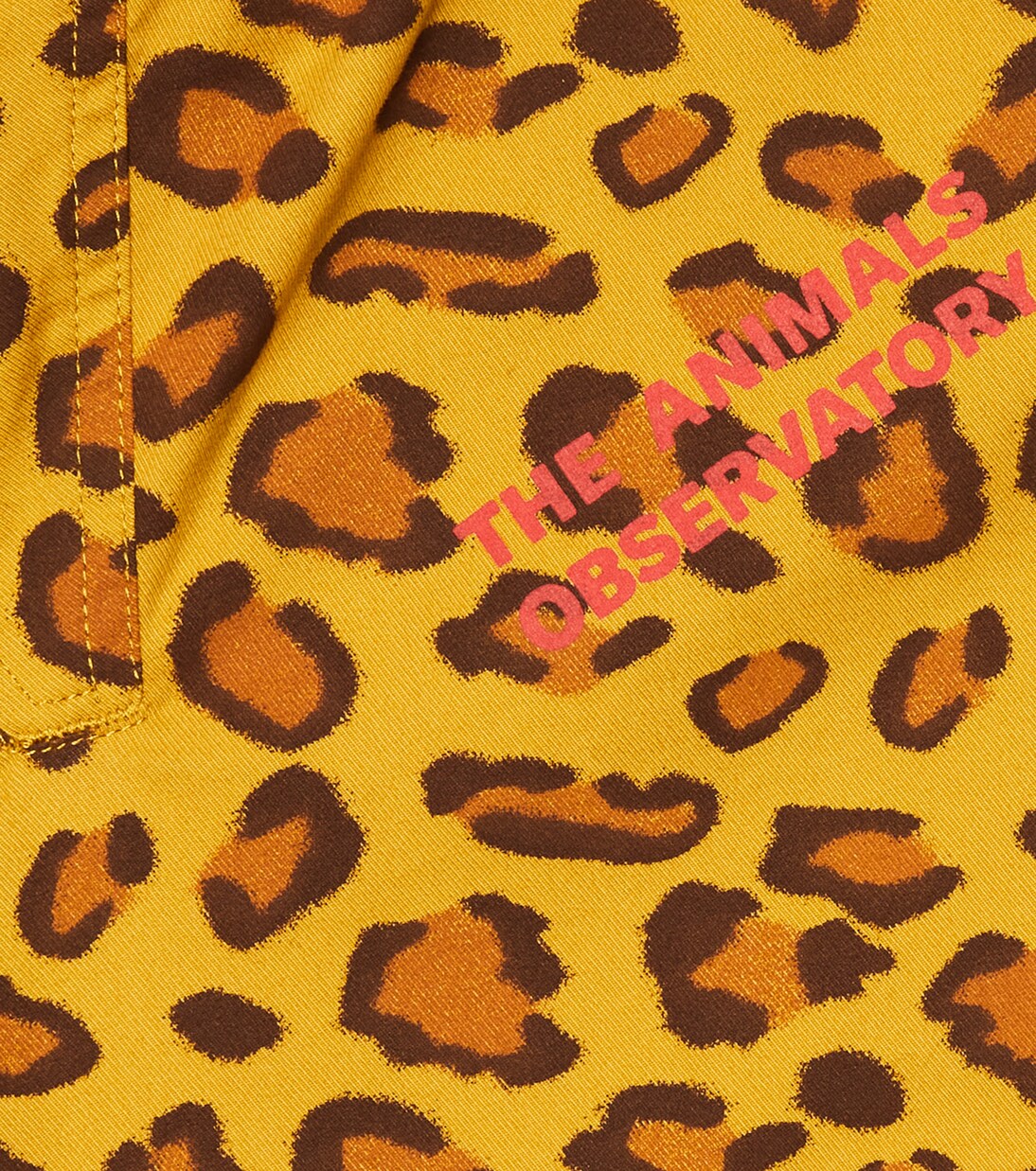 Leopard-print cotton hoodie | The Animals Observatory