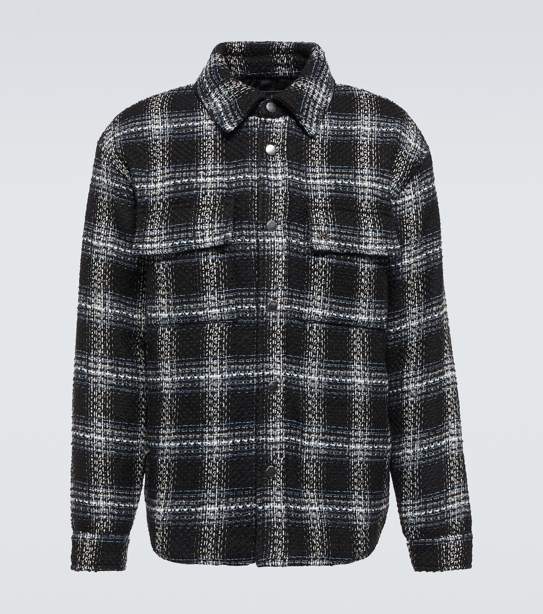 Hemdjacke aus einem Wollgemisch | Amiri