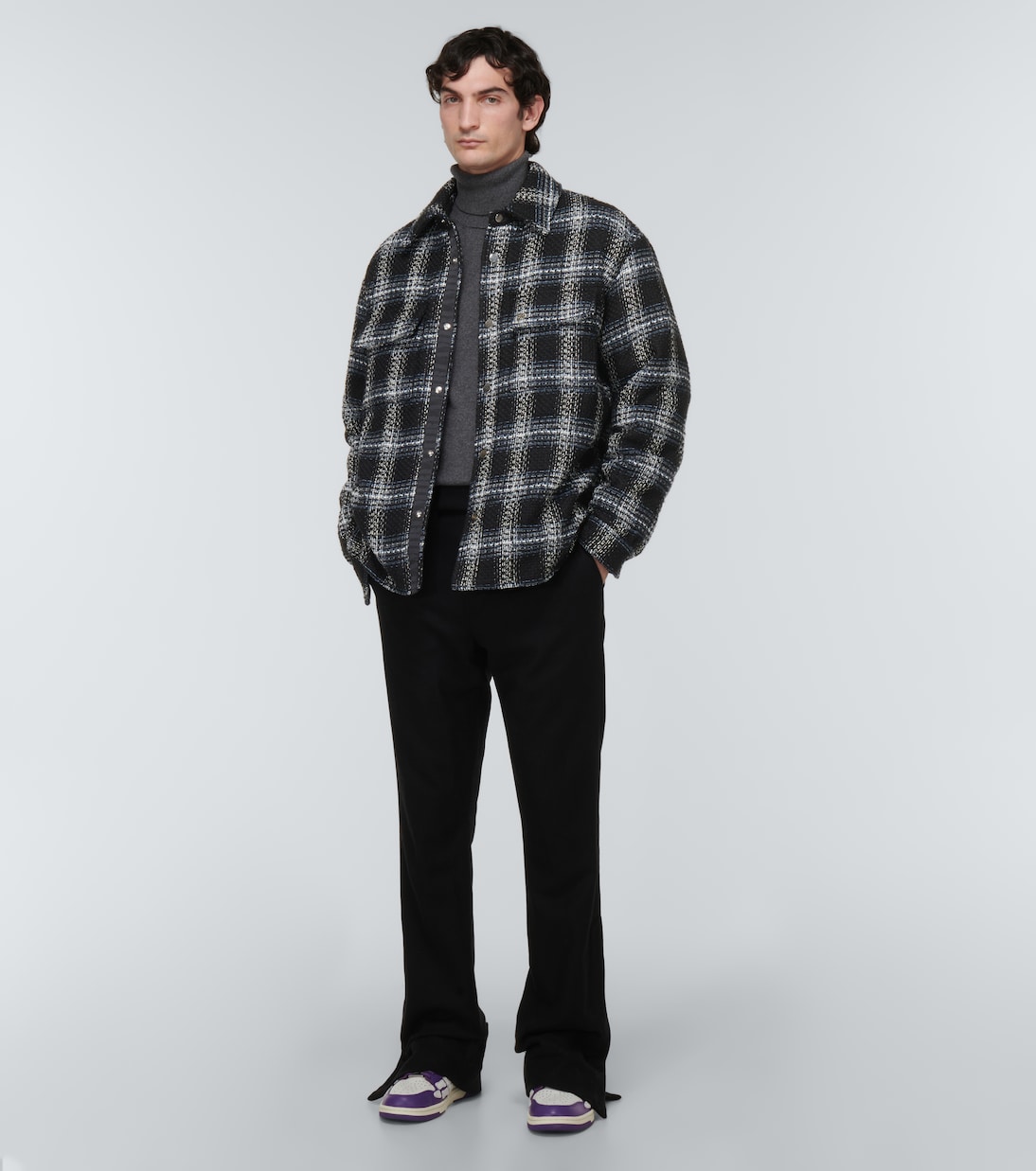 Hemdjacke aus einem Wollgemisch | Amiri
