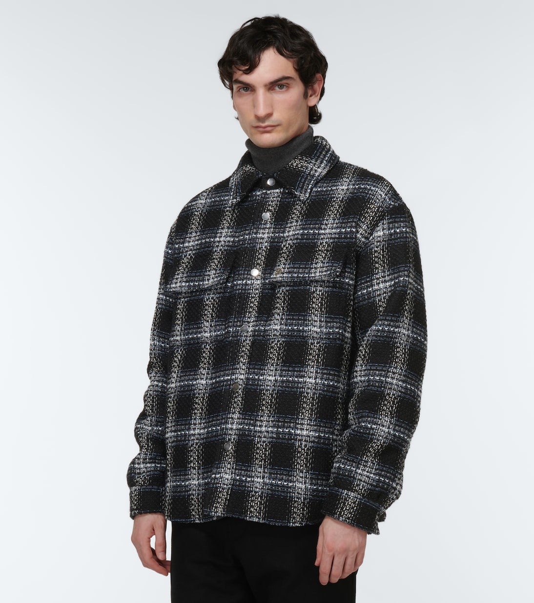 Hemdjacke aus einem Wollgemisch | Amiri