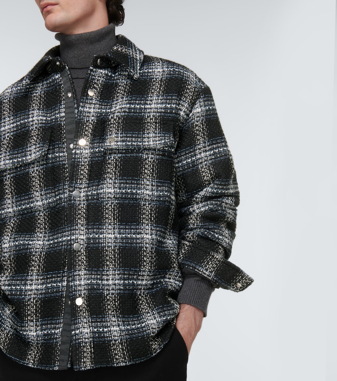 Hemdjacke aus einem Wollgemisch | Amiri