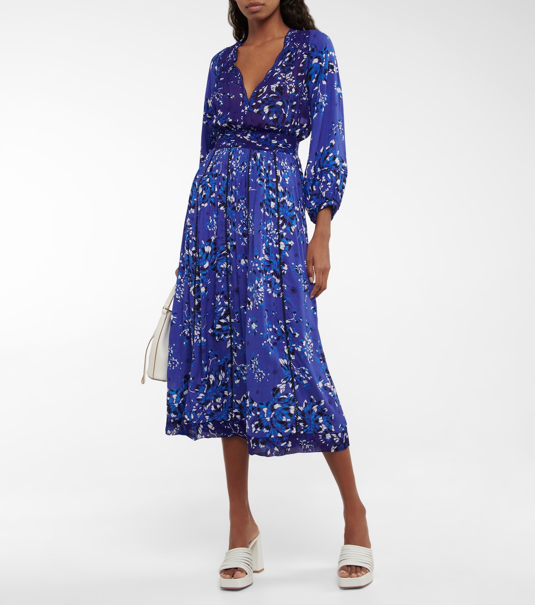 Anabelle floral midi dress | Poupette St Barth