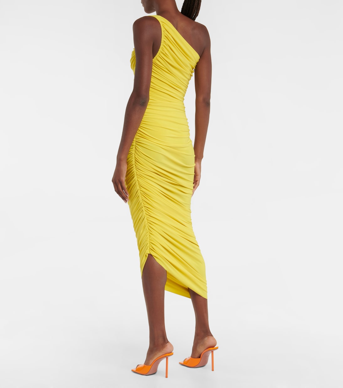 Abito midi monospalla Diana in jersey | Norma Kamali