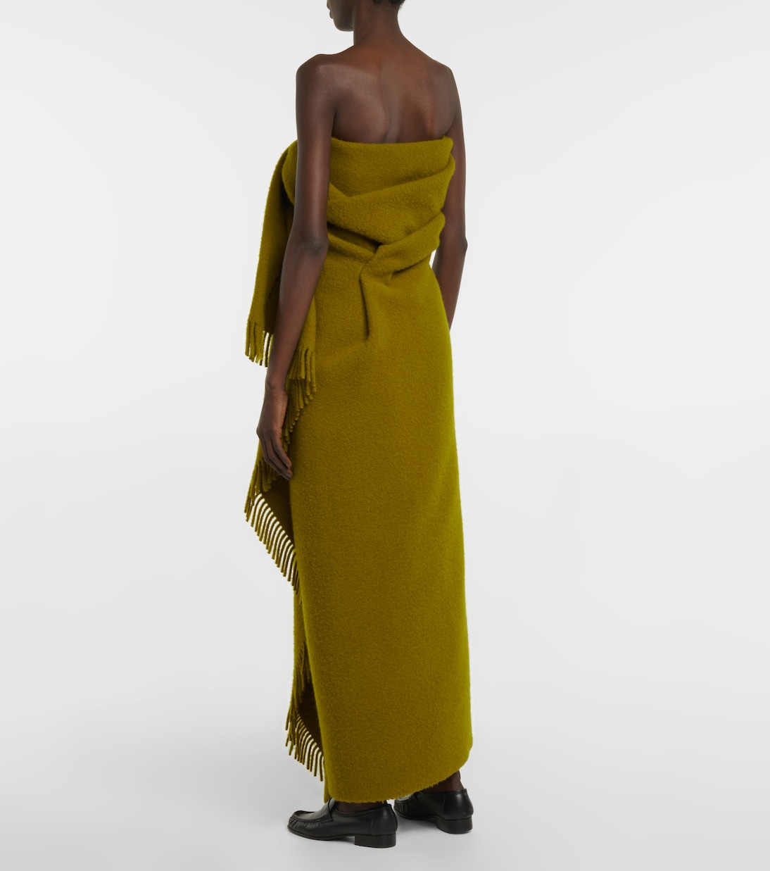 Nimah wool and mohair maxi dress | The Row