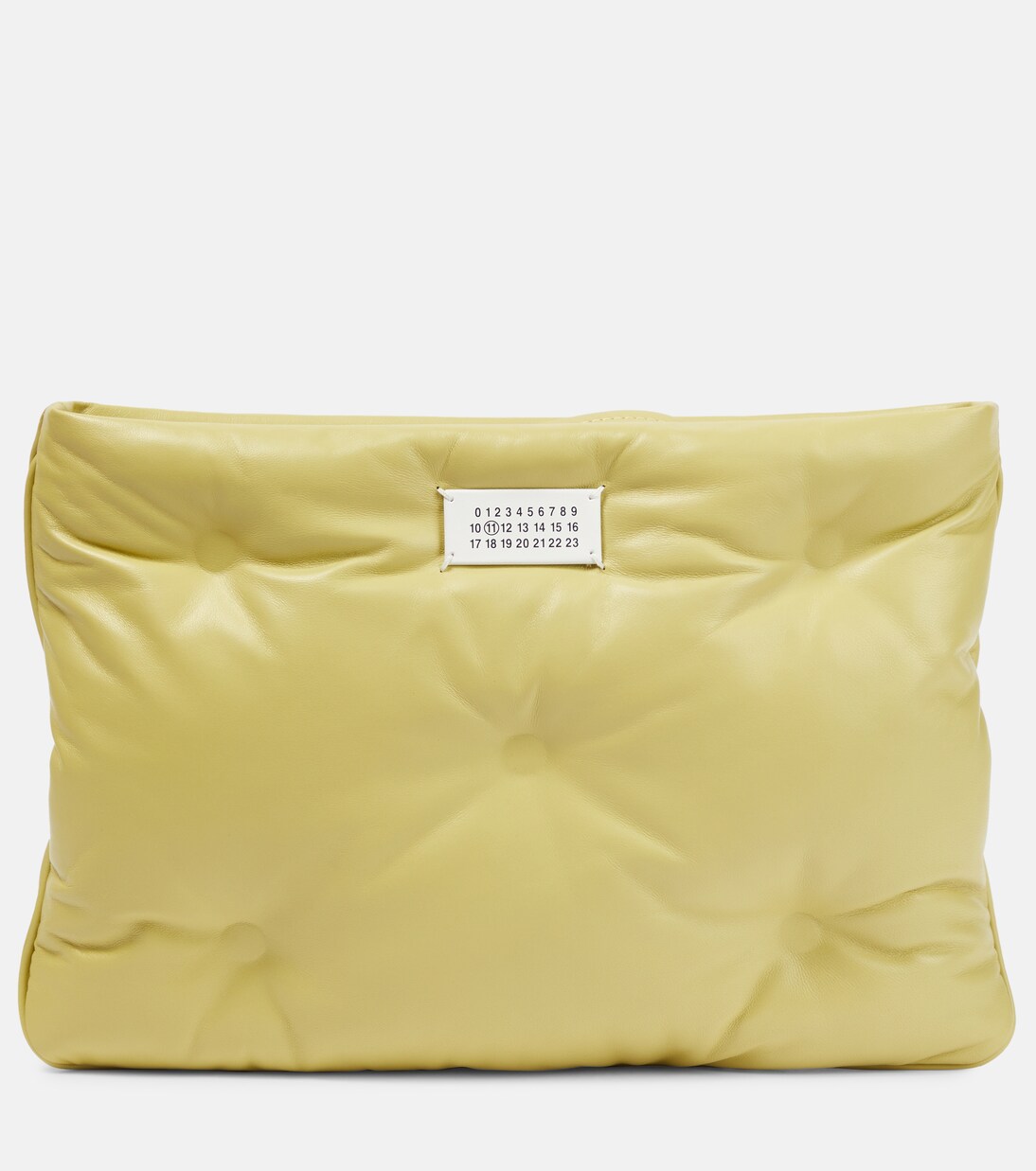 Pochette Glam Slam en cuir en vert Maison Margiela Mytheresa