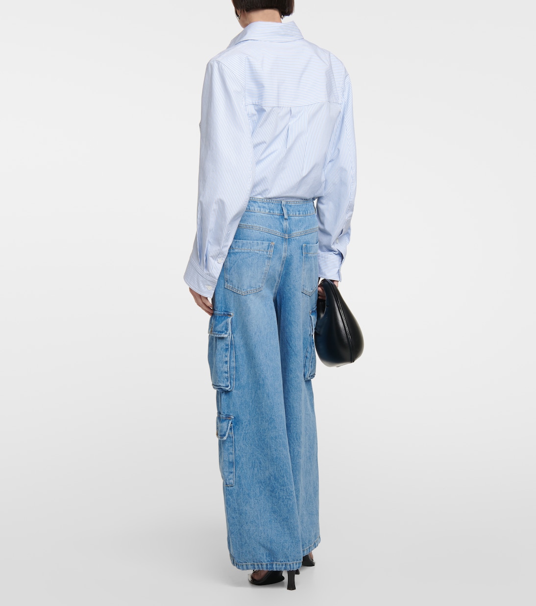 Pantaloni cargo Hailey di jeans | The Frankie Shop