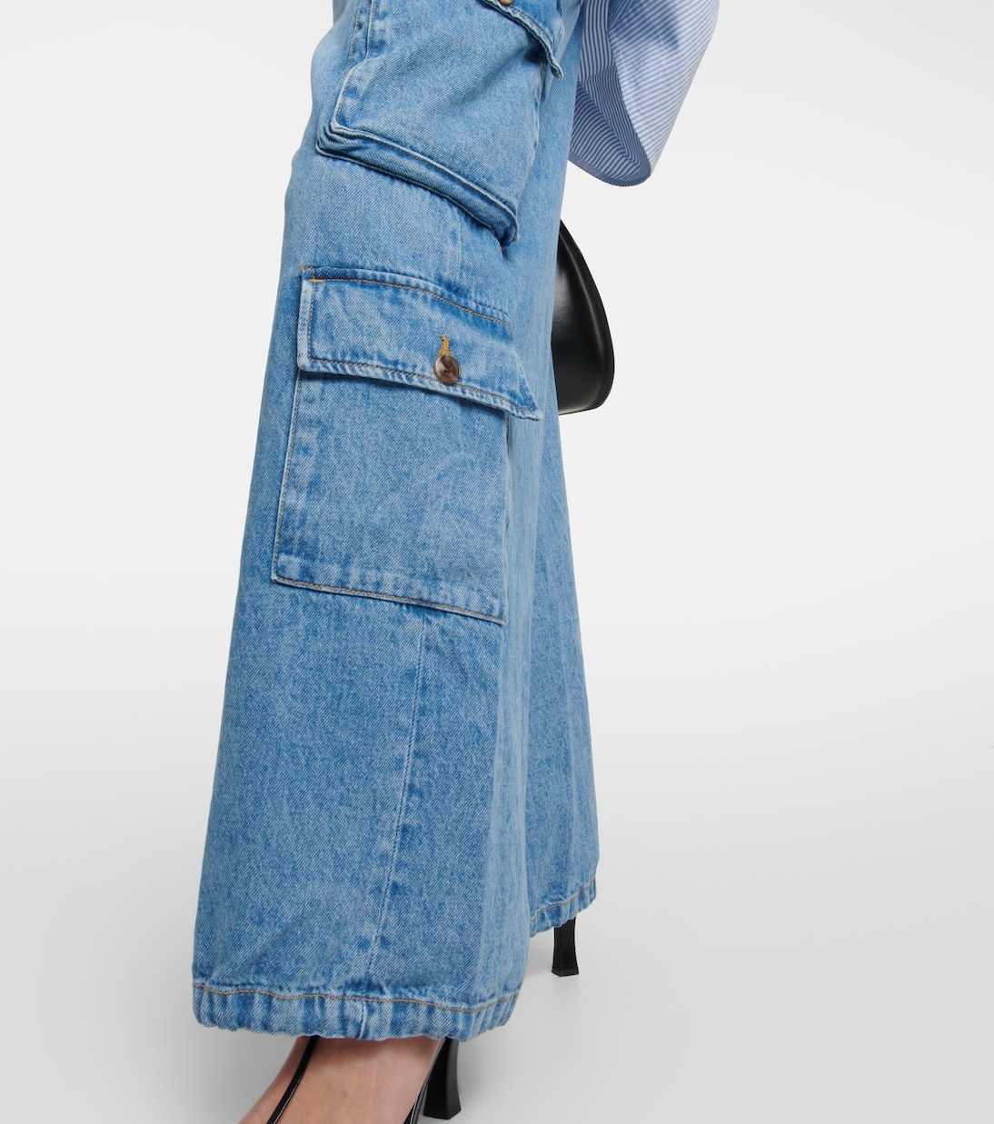 Pantaloni cargo Hailey di jeans | The Frankie Shop