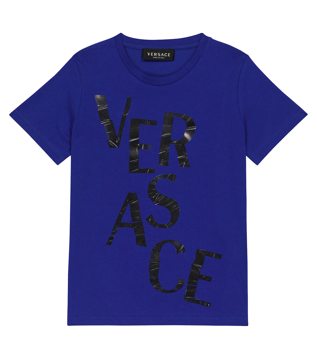 로고 코튼 저지 티셔츠 | Versace Kids