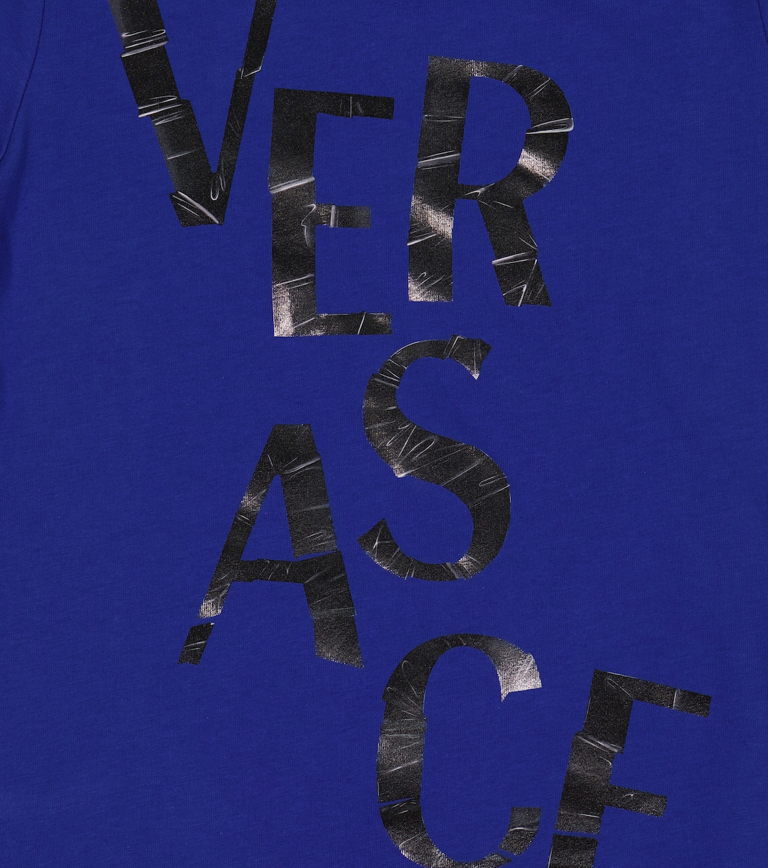 로고 코튼 저지 티셔츠 | Versace Kids