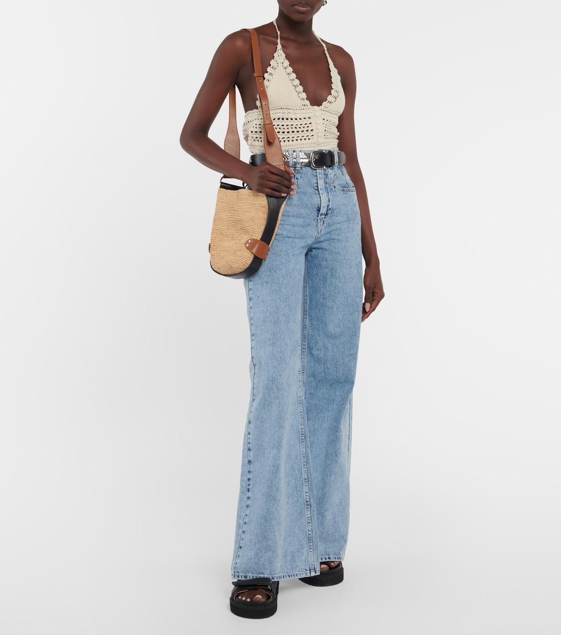 Crop top Frinley de croché de algodón | Isabel Marant
