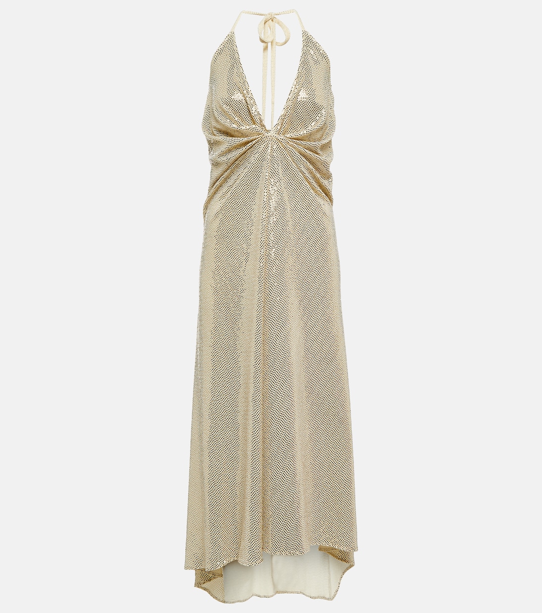 Sequined gathered midi dress | Dodo Bar Or