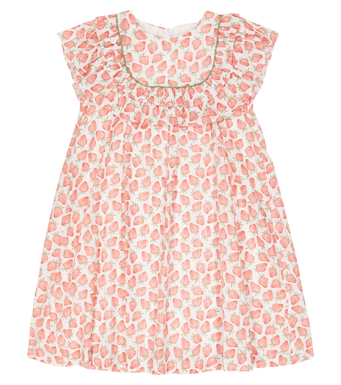 Bedrucktes Kleid Paloma aus Baumwolle | La Coqueta
