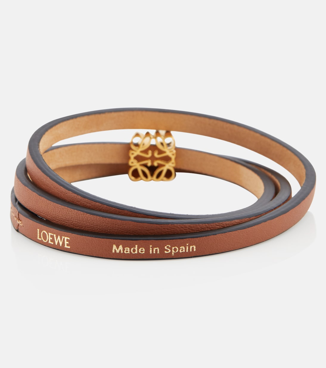 Bracciale in pelle LOEWE Paula's Ibiza Twist, stile giovane e trendy