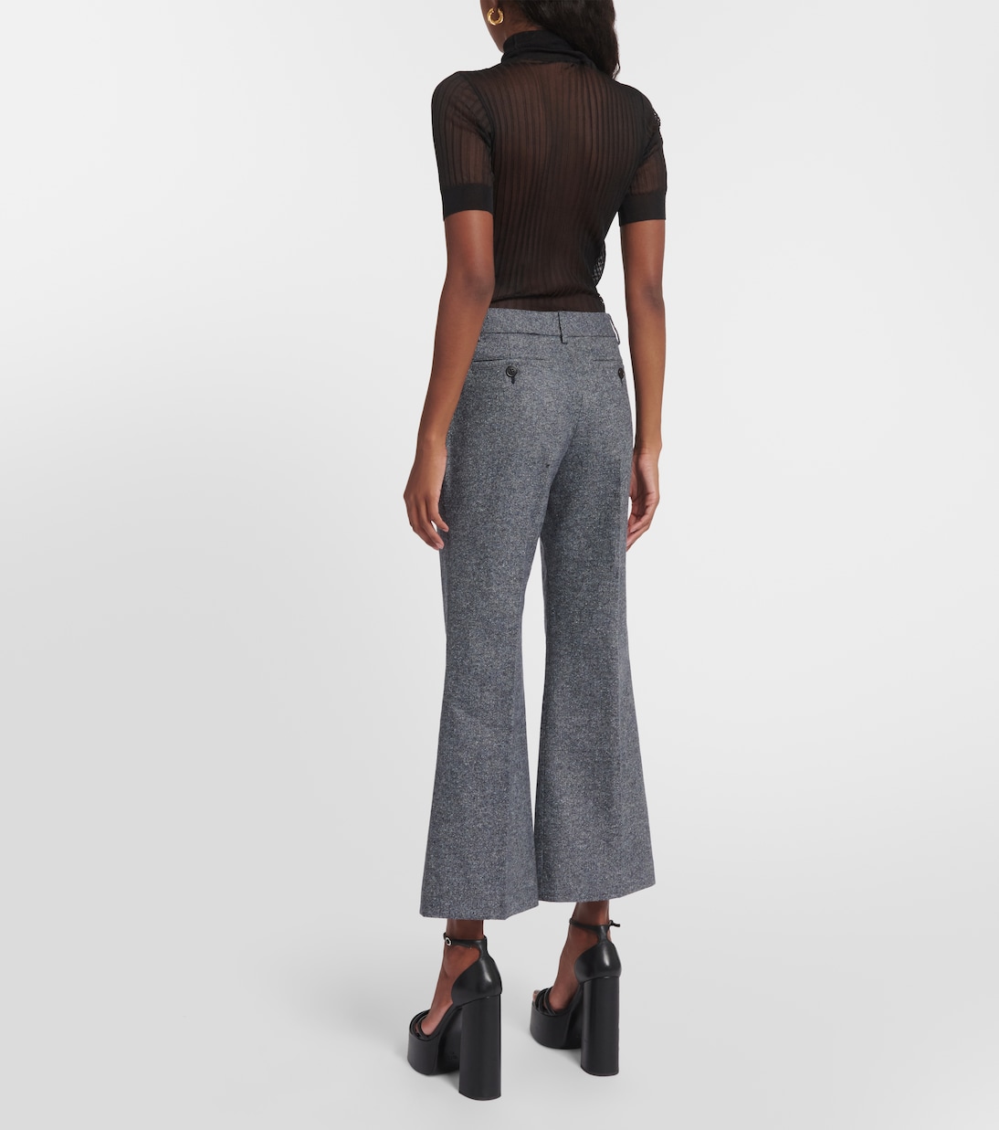 Fossett wool-blend bootcut pants | Altuzarra