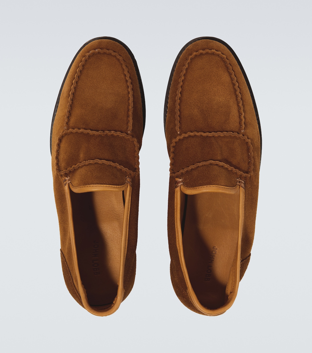 Mocassini Bath in suede | John Lobb